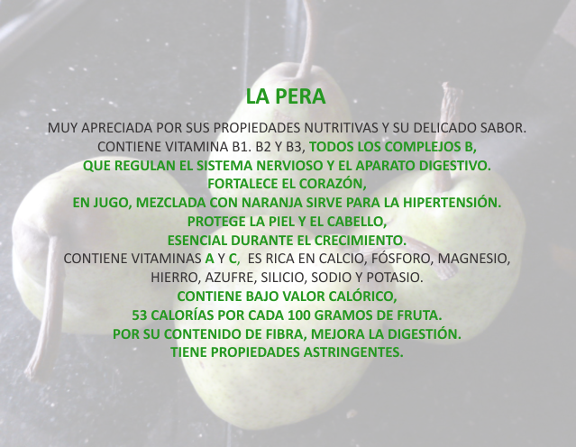 La pera Abril 02 de 2012